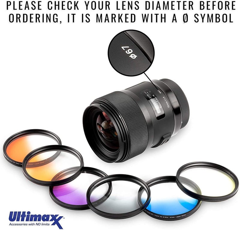 Ultimaxx 58MM Complete Lens Filter Accessory Kit for Lenses with 58MM Filter Size Designed Specifically for: Canon EOS 9000D 800D 760D 750D 700D 1300D 1200D T100, 4000D, 3000D, 2000D DSLR Cameras - Image 2